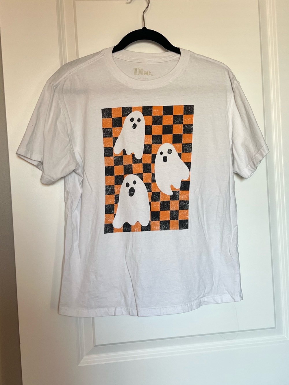 Doe Checkered Ghost Graphic Tee